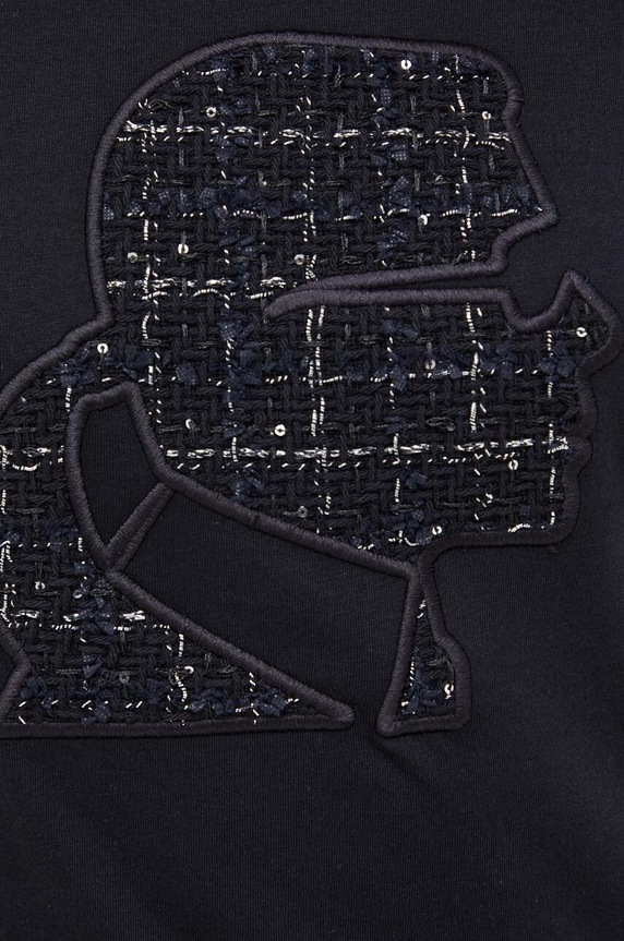 Karl Lagerfeld tricou din bumbac 240W1719 negru