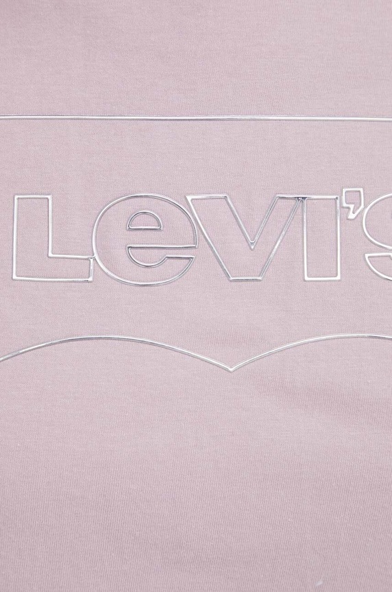 Bavlnené tričko Levi's 17369.2433 ružová