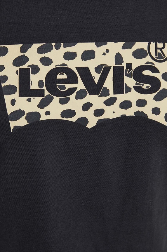 Levi's tricou din bumbac 17369.2437 negru