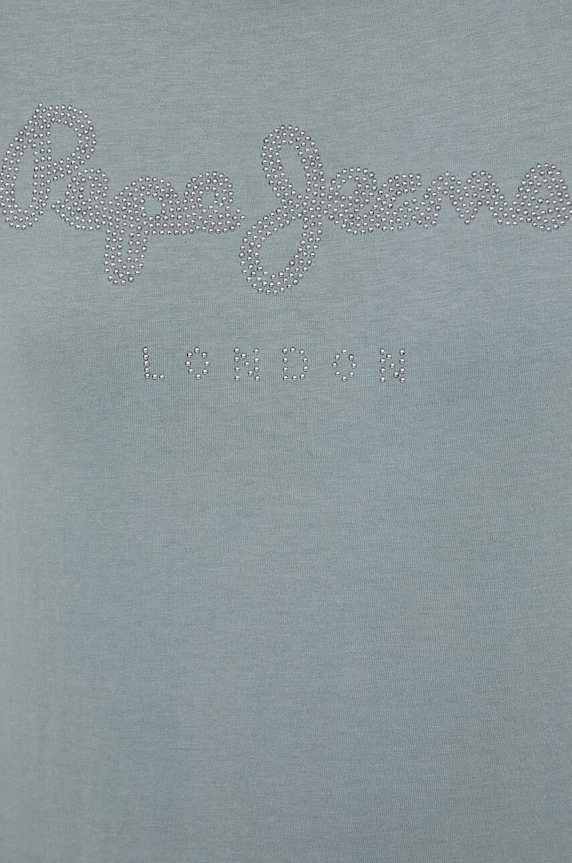 Bavlnené tričko Pepe Jeans HAILEY PL505749 zelená