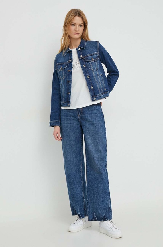 Pepe Jeans t-shirt bawełniany HELEN PL505767 biały SS24