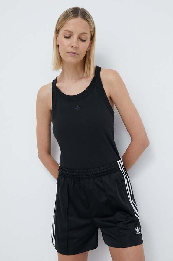 Top adidas Originals Premium Essentials Tank Top bez uzorka crna II8034