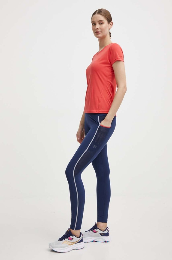 Μπλουζάκι για τρέξιμο Fila Ramatuelle FAW0709 πορτοκαλί SS24