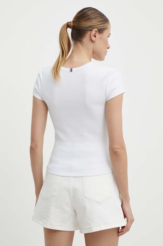 Tommy Hilfiger t-shirt WW0WW41776 biały SS24