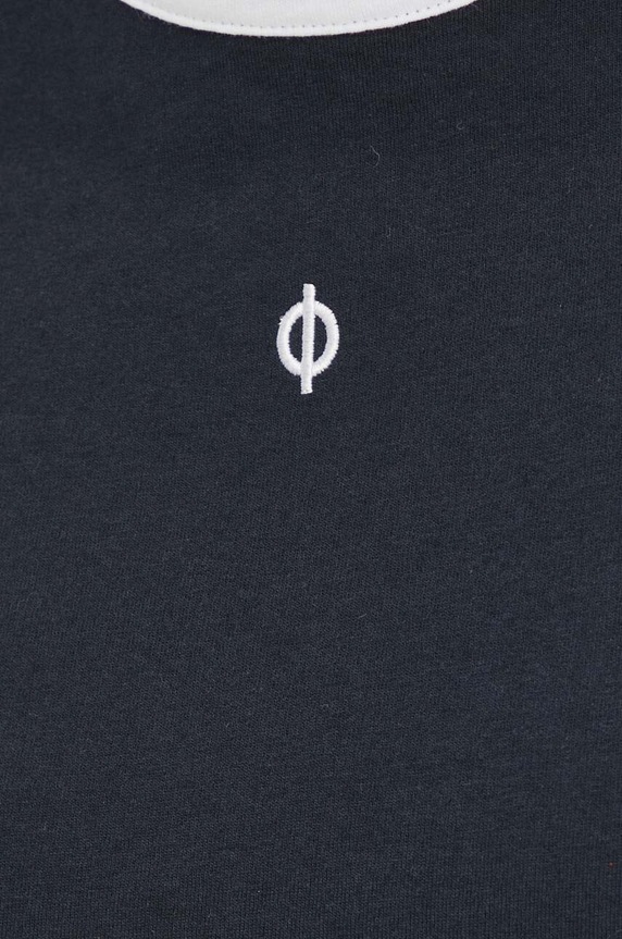 Samsoe pamut póló SALIA F24100088 sötétkék