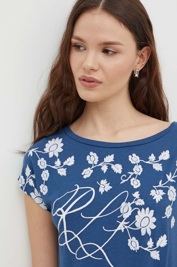 Lauren Ralph Lauren t-shirt pozostałe niebieski 200933356