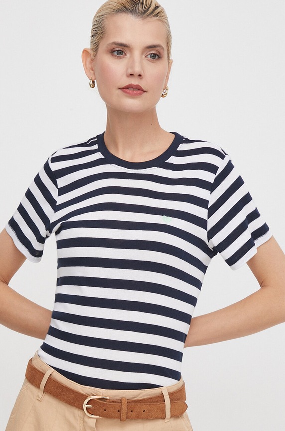 Bavlnené tričko Pepe Jeans JINX regular tmavomodrá PL505845