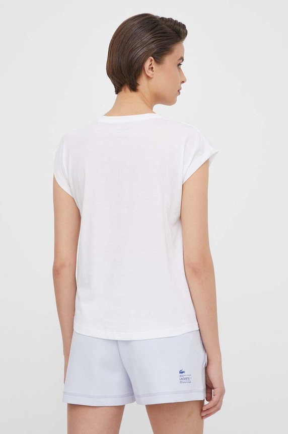 Oblečenie Bavlnené tričko Pepe Jeans LORY PL505853 biela