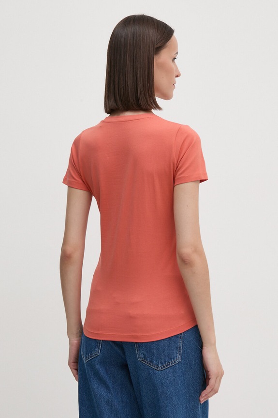 Îmbrăcăminte Pepe Jeans tricou NEW VIRGINIA SS N PL505202 portocaliu