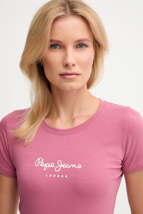 Majica kratkih rukava Pepe Jeans NEW VIRGINIA SS N roza PL505202