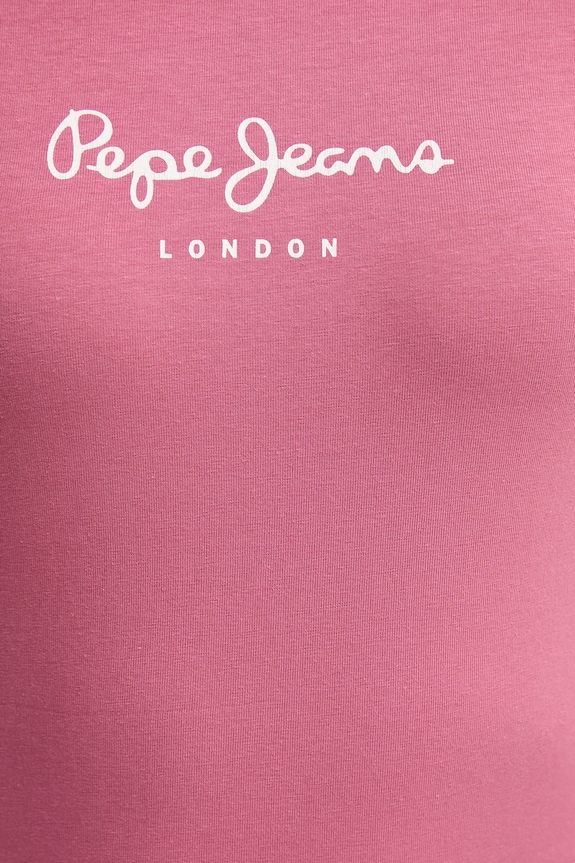 Majica kratkih rukava Pepe Jeans NEW VIRGINIA SS N PL505202 roza