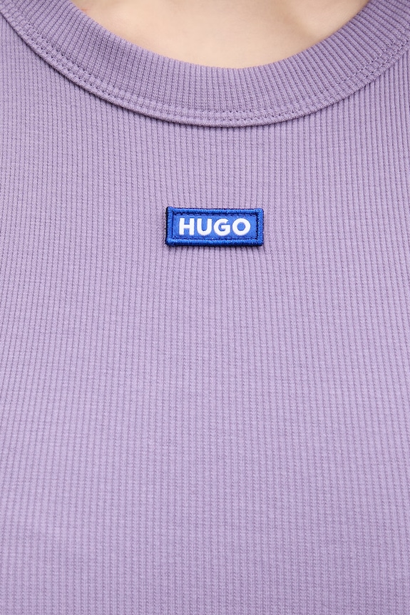 Top Hugo Blue Easy Tank_B 50508857 fialová