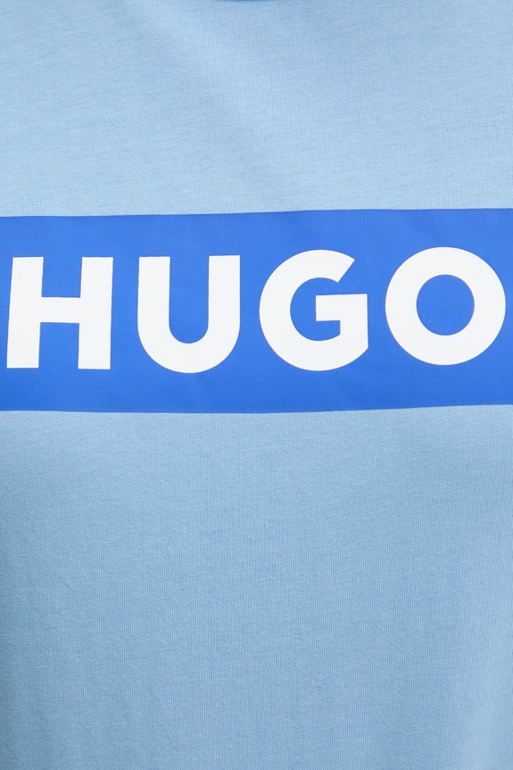 Hugo Blue t-shirt bawełniany Classic Tee_B 50510772 niebieski