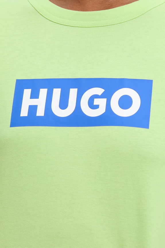 HUGO Blue basic majica kratkih rukava za žene od pamuka Classic Tee_B 50510772 zelena