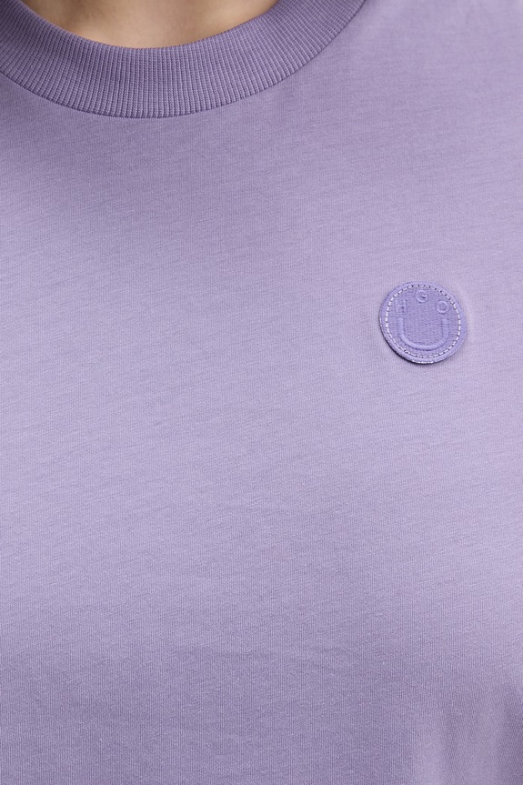 Hugo Blue tricou din bumbac 50518139 violet