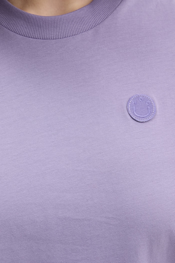 Hugo Blue tricou din bumbac 50518139 violet