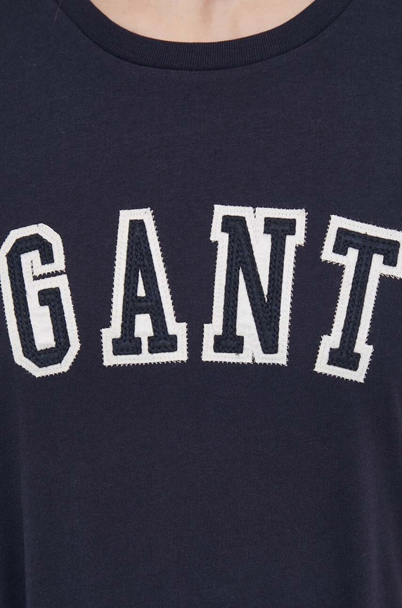 Gant tricou din bumbac 4200804 bleumarin