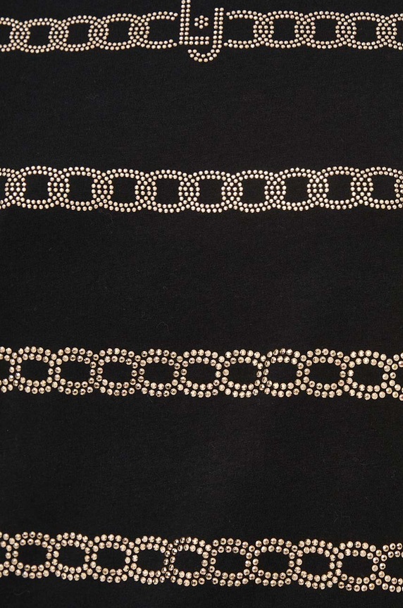 Liu Jo t-shirt bawełniany TA4197.J6040 czarny