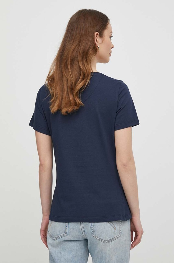 Ruházat Aeronautica Militare pamut póló TS2245DJ638 sötétkék