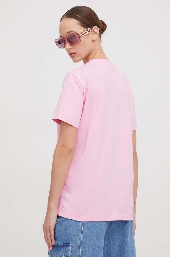 Îmbrăcăminte MSGM tricou din bumbac 2000MDM500.200002 roz