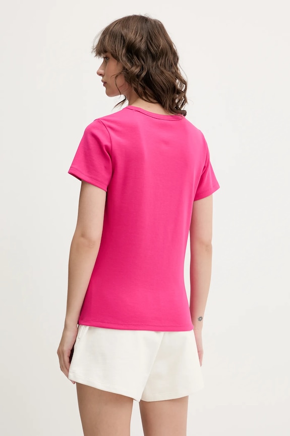 Ruházat HUGO női t-shirt pamuttal Deloris 50512002 rózsaszín