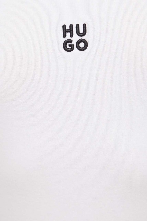 HUGO top damski Datamia 50514489 biały