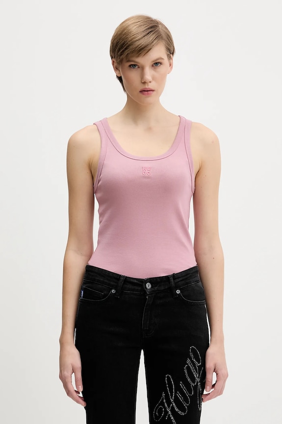 HUGO top damskie Datamia różowy 50514489
