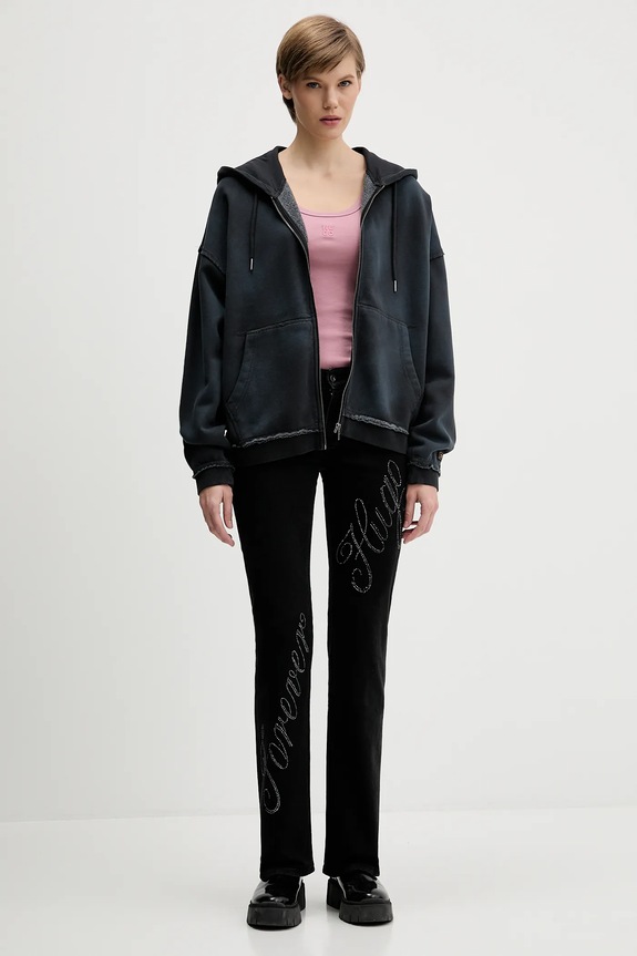 HUGO top damskie Datamia 50514489 różowy SS26