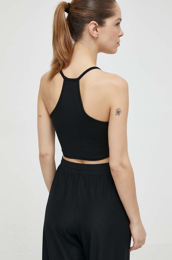 Oblačila Top za jogo Roxy Rise & Vibe ERJKT04116 črna