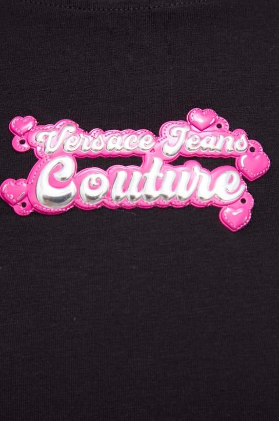 Top Versace Jeans Couture černá 76HAHG08.CJ02G
