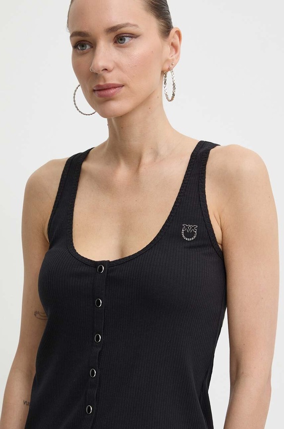 Pinko top z elastanem czarny 103572.A1X4