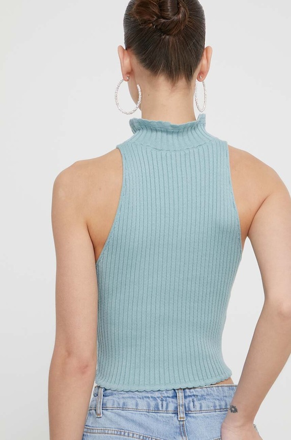Odzież Moschino Jeans sweter bawełniany 0884.3706 niebieski