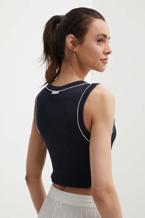 Oblečení Top Tommy Hilfiger UW0UW05232 námořnická modř