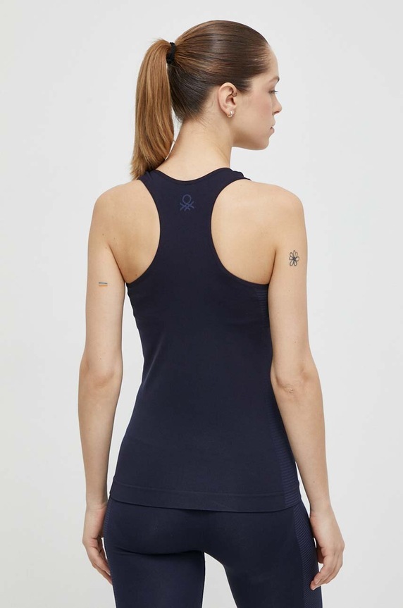 Top United Colors of Benetton slim tmavomodrá 1KIJ3H007