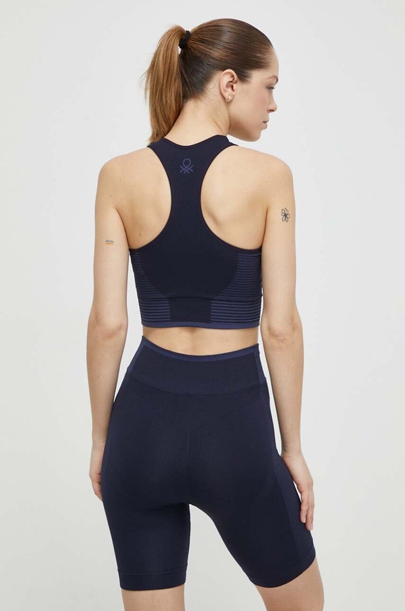 Odzież United Colors of Benetton top 1KIJ3H009 granatowy
