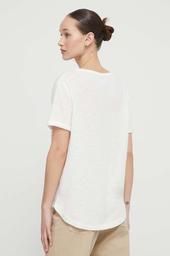 Îmbrăcăminte Roxy tricou ERJZT05667 alb