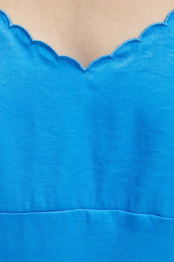 Blúzka United Colors of Benetton 55L5DH00M modrá