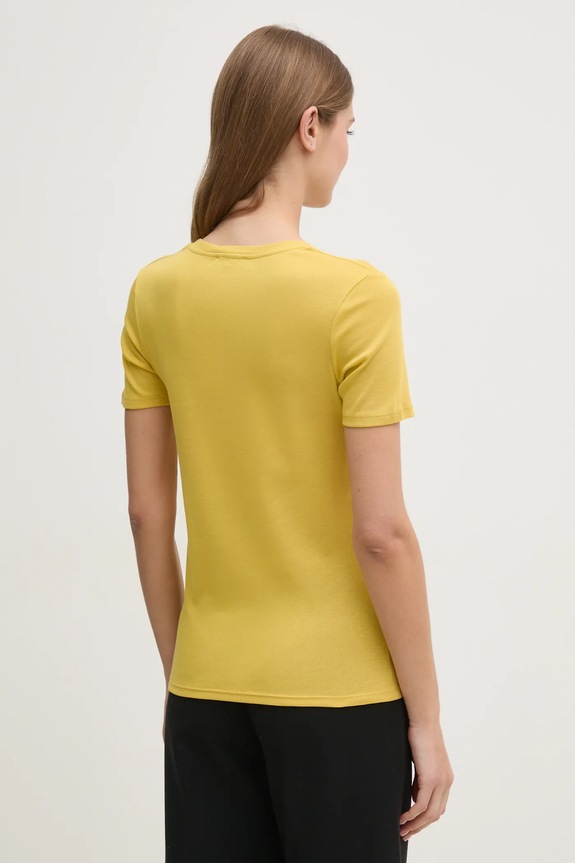 Îmbrăcăminte United Colors of Benetton tricou din bumbac 3GA2E4230 galben