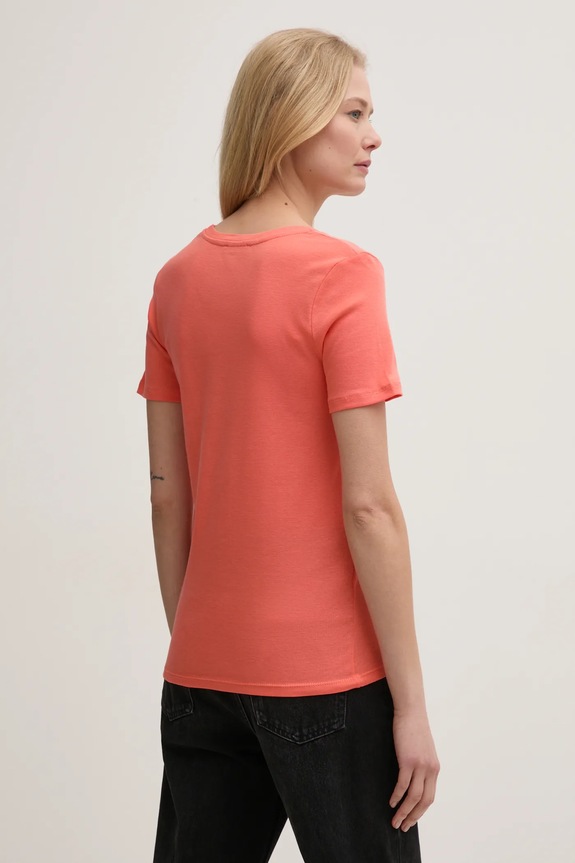 Bavlnené tričko United Colors of Benetton 3GA2E4230 oranžová AA00