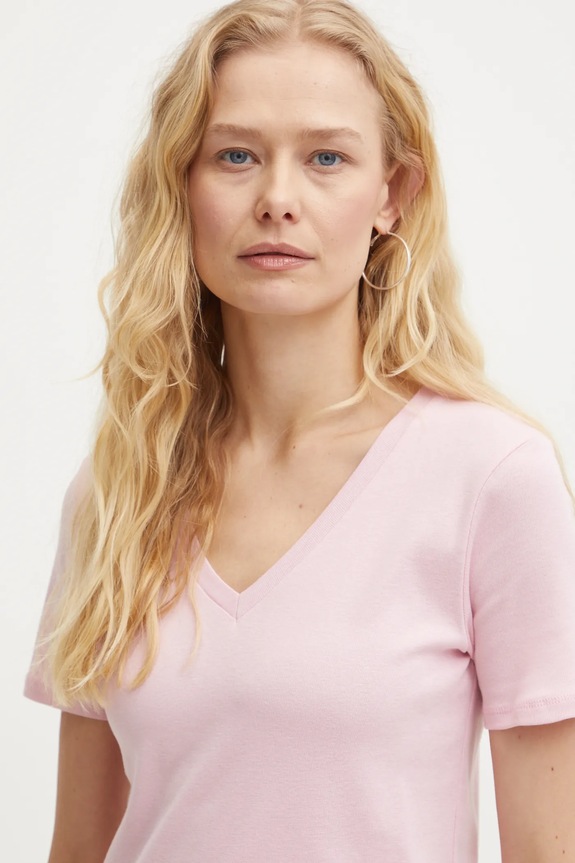United Colors of Benetton t-shirt in cotone rosa 3GA2E4230
