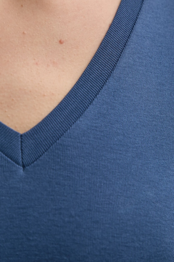 United Colors of Benetton tricou din bumbac 3GA2E4230 bleumarin