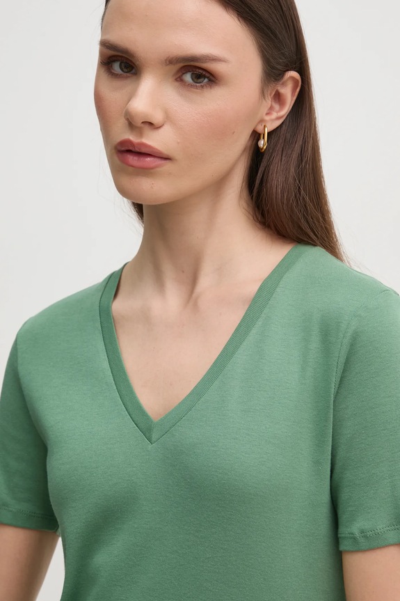United Colors of Benetton t-shirt in cotone verde 3GA2E4230