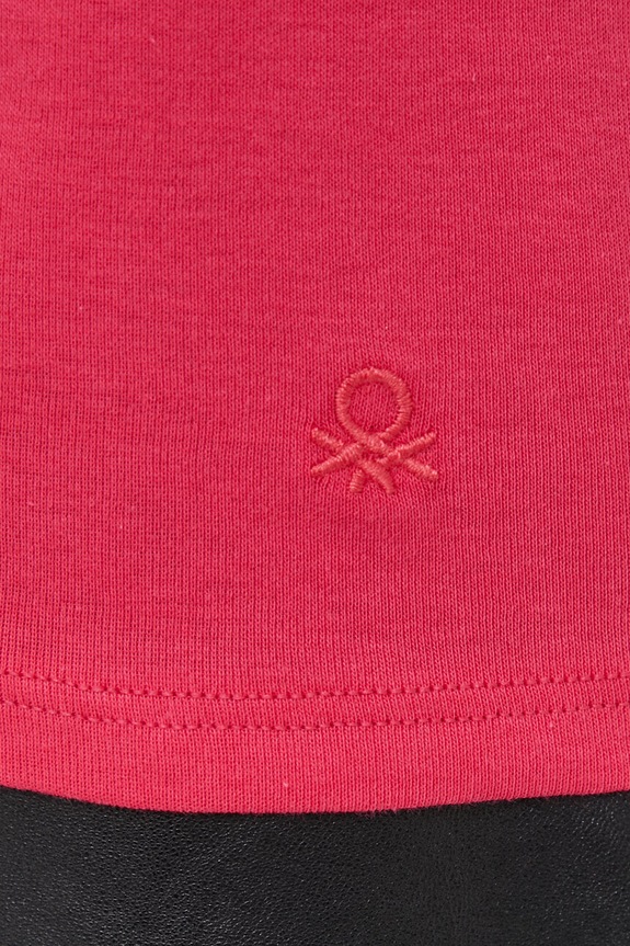 Bavlnené tričko United Colors of Benetton 3GA2E16A0 ružová