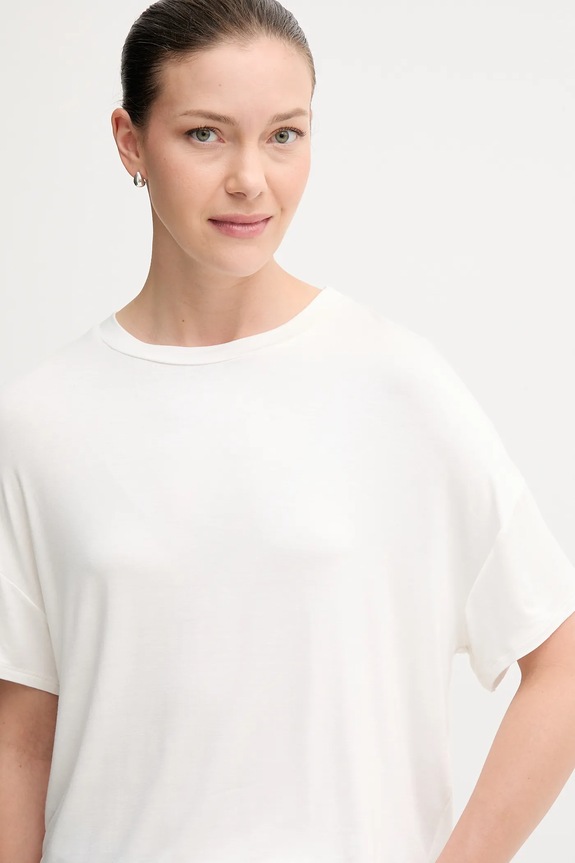 Μπλουζάκι United Colors of Benetton μπεζ 3Z12D101X