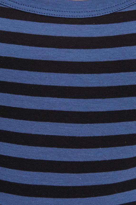 United Colors of Benetton top bawełniany 3OA6E8397 niebieski