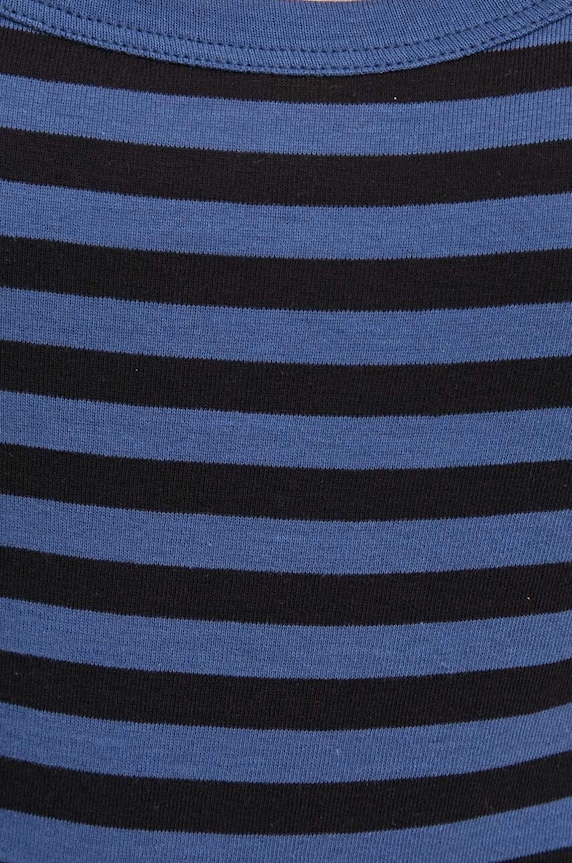 United Colors of Benetton top bawełniany 3OA6E8397 niebieski