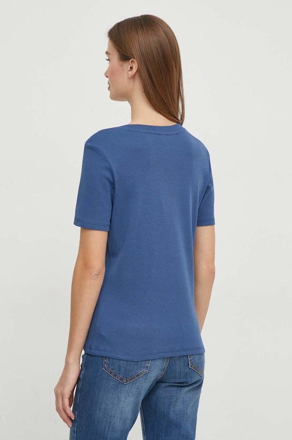 Odzież United Colors of Benetton t-shirt bawełniany 3GA2D1066 niebieski