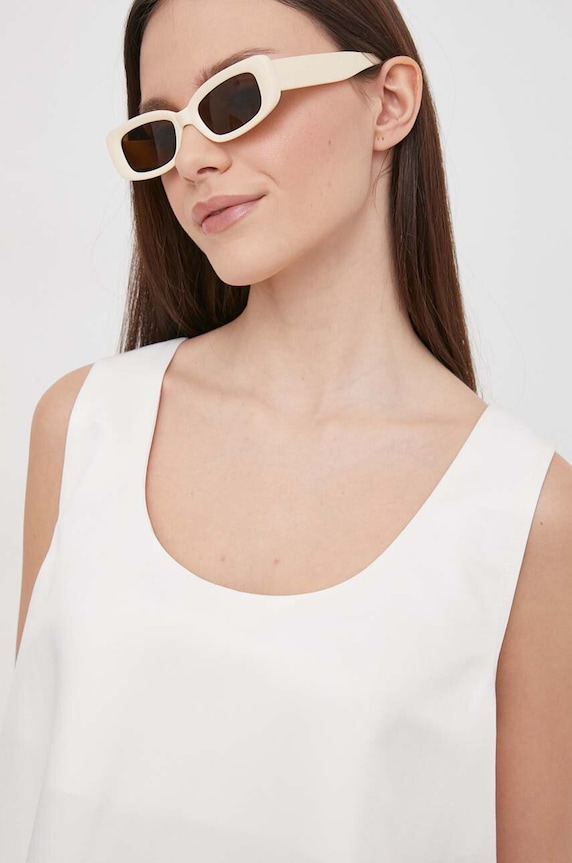 United Colors of Benetton top bej 5XONDQ06Z
