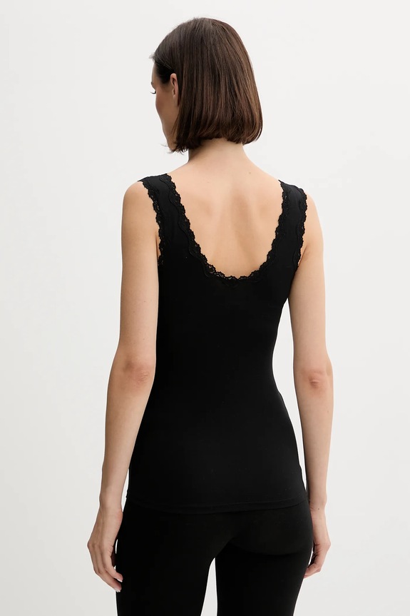 United Colors of Benetton top damski z modalu 3OVL1H009 czarny SS26