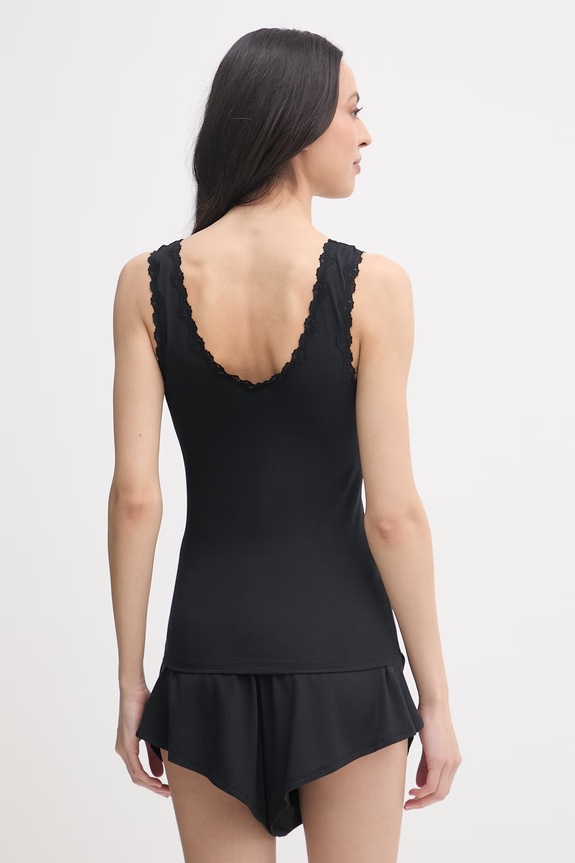 United Colors of Benetton top damski z modalu 3OVL1H009 czarny SS26